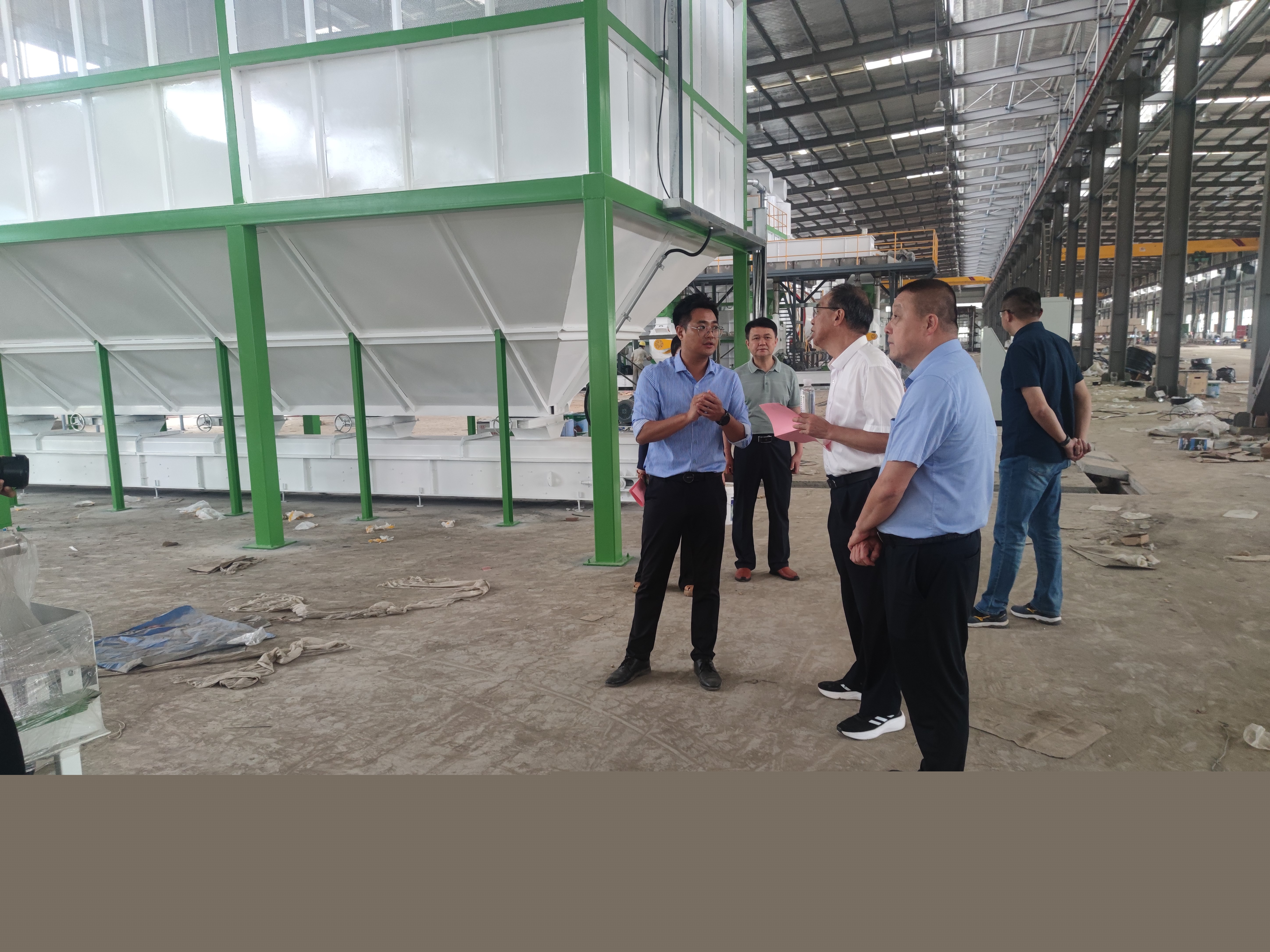 市政協(xié)蒞臨福建金森調研生物質顆粒項目